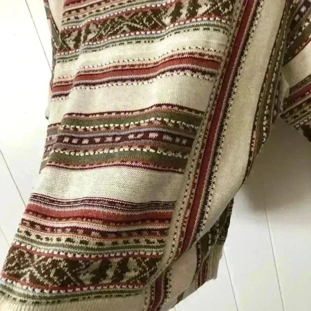 Chaps Women’s Knit Cotton & Linen Blend Top Sweater Size L/G - Picture 3 of 7